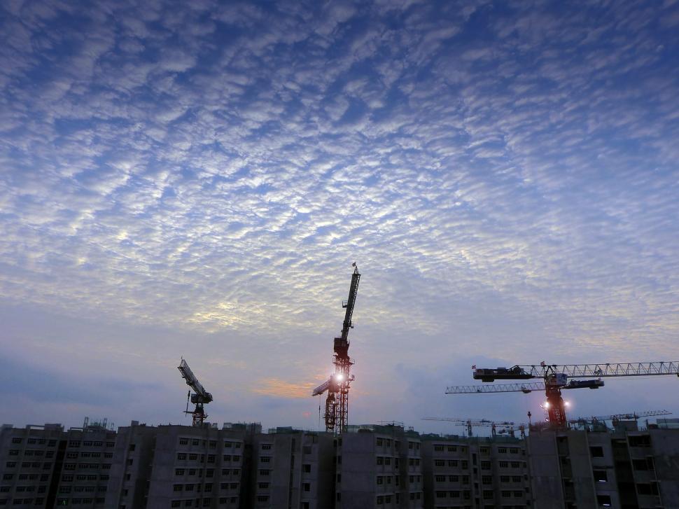 Free Image of Construction Work and cranes 