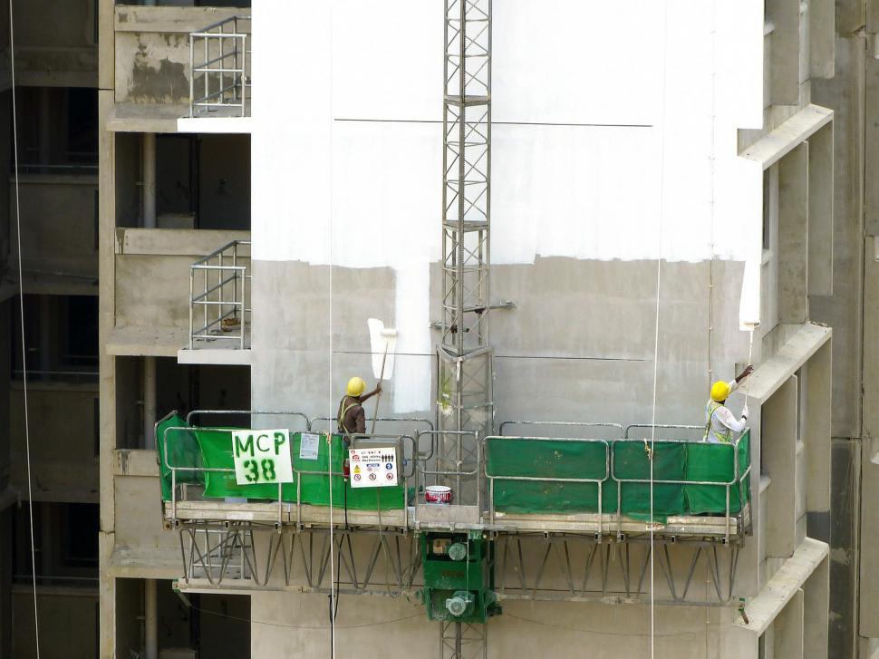 Free Image of Painters Construction Site 