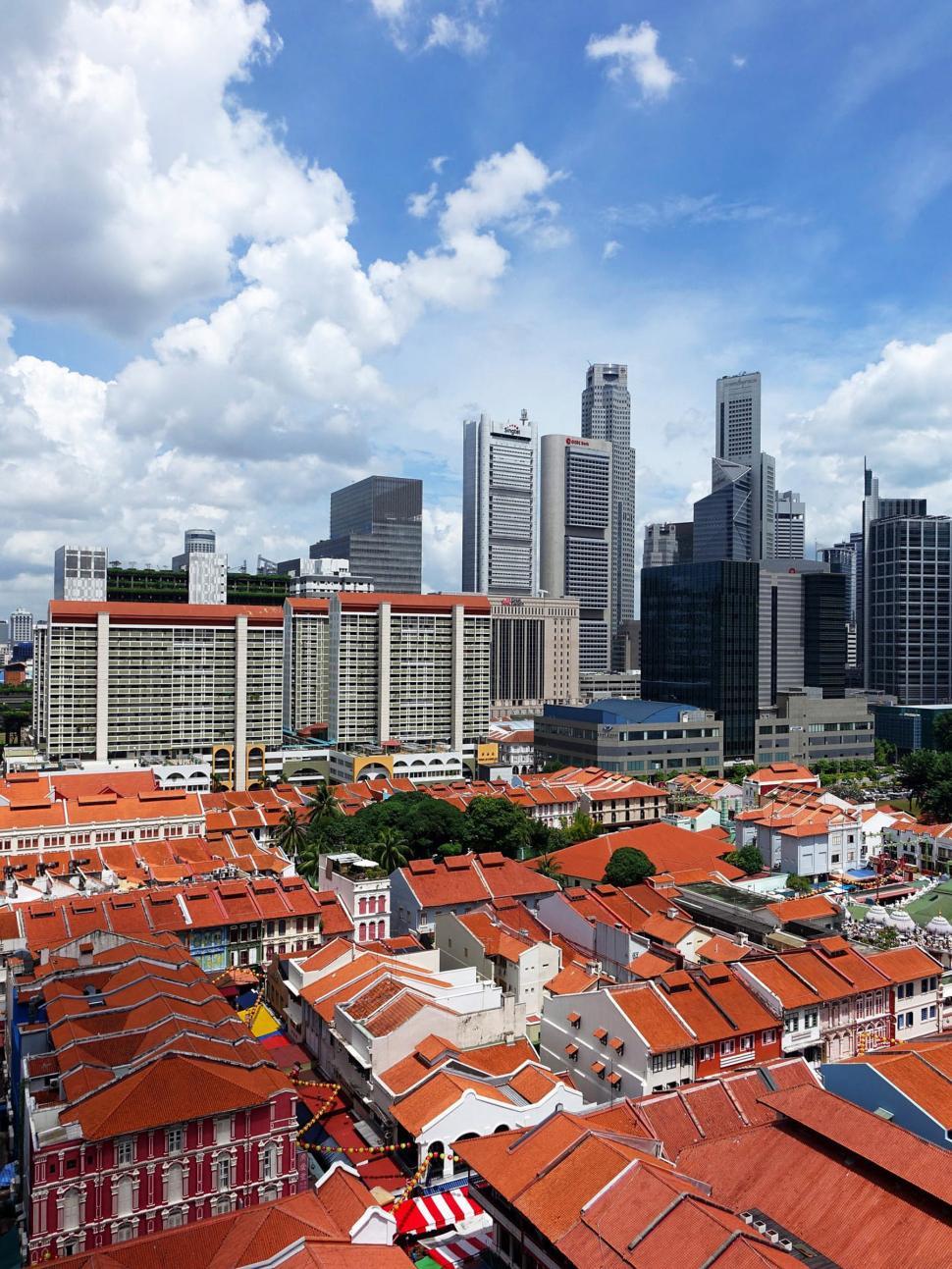 Free Image of Panoramic View of a City Skyline With Tall Buildings 