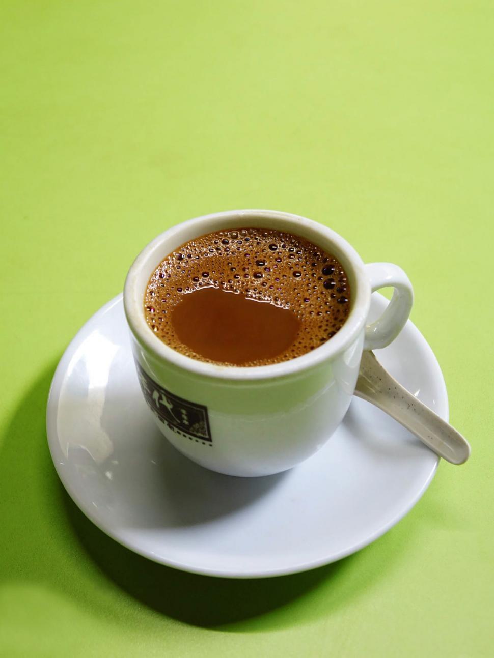 Free Image of A Cup of Coffee on a Saucer 