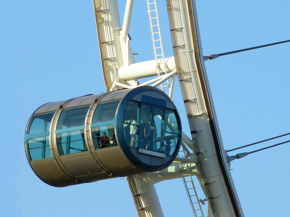 Free Image of Cable Car Ascending Hill Against Sky 