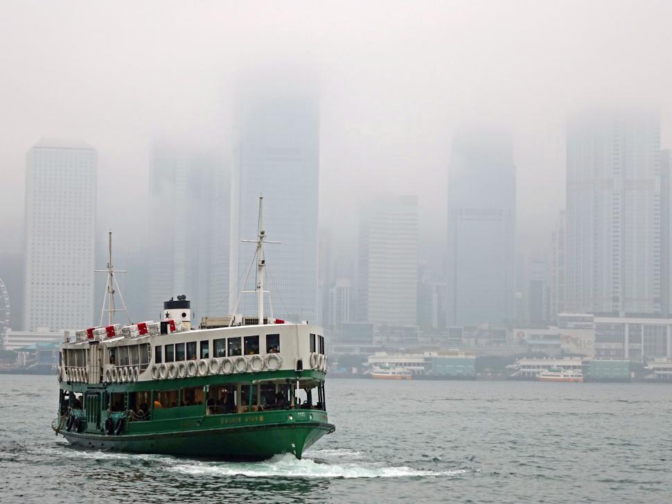 Free Image of Victoria Harbour Ferry 