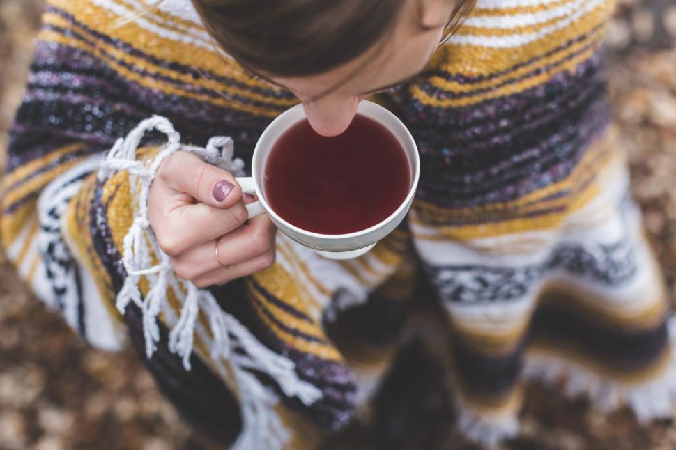 Free Image of Stay Cozy, Drink Tea 