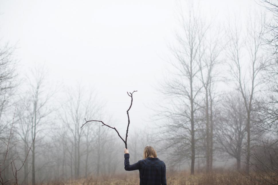 Free Image of Woman Wandering In Forest 