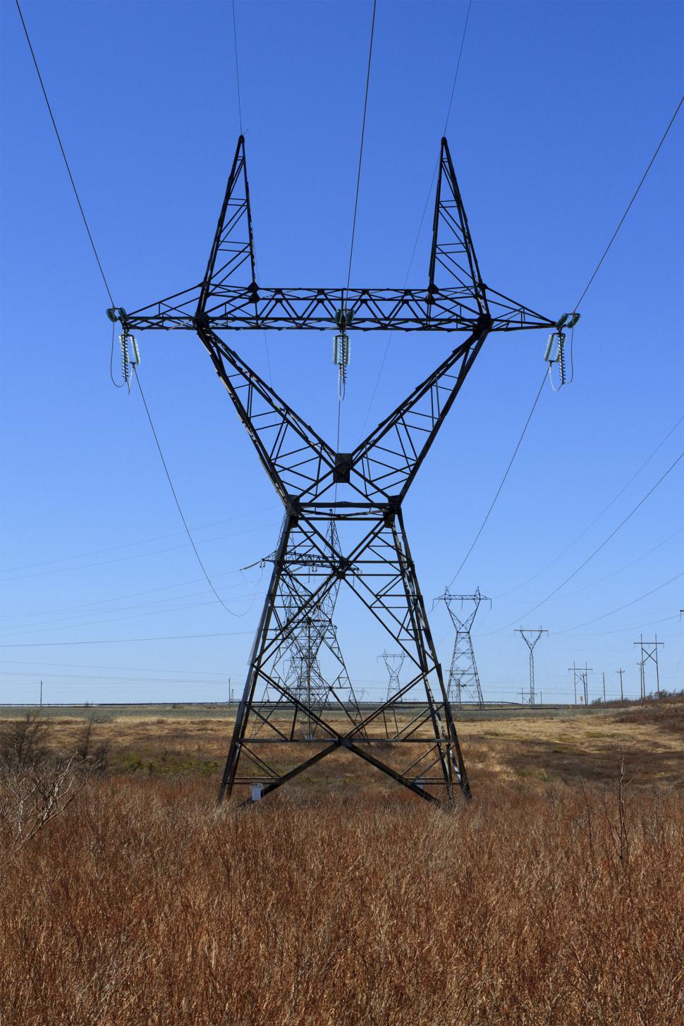 Free Image of High voltage tower 