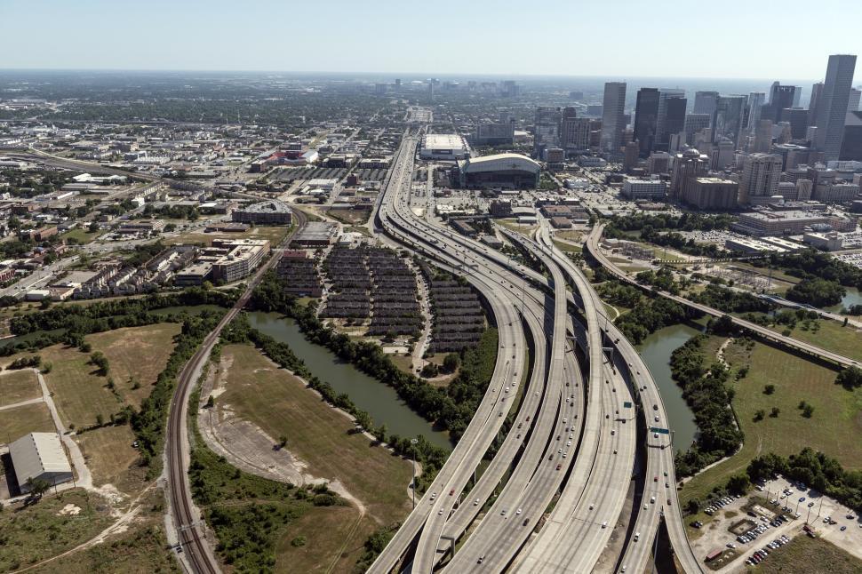 Free Image of Aerial View of Highway in City 