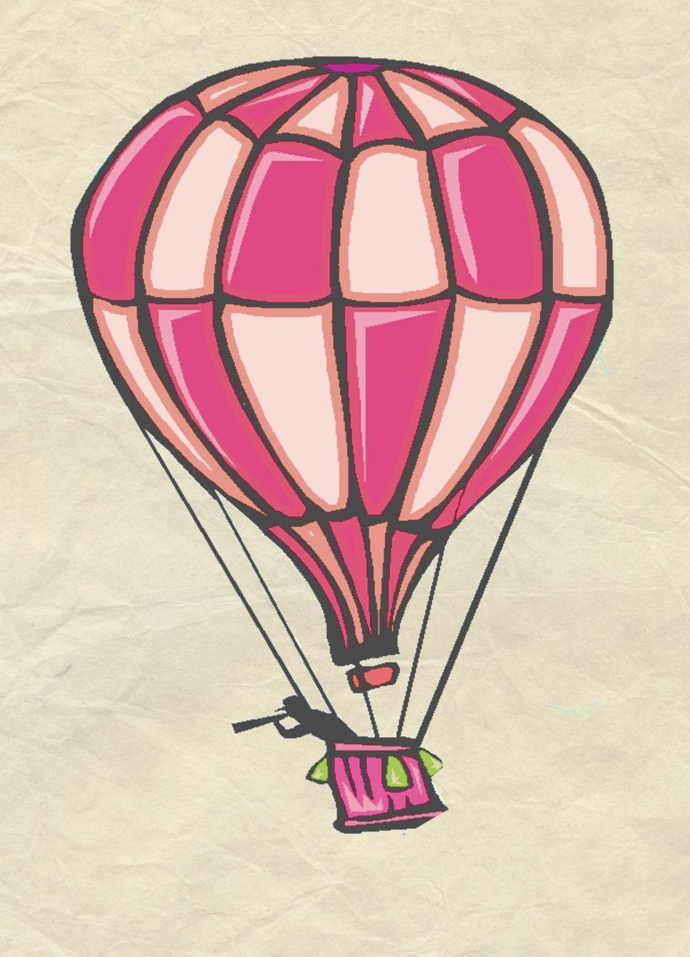 Free Image of Hot Air Balloon Flying in the Sky 