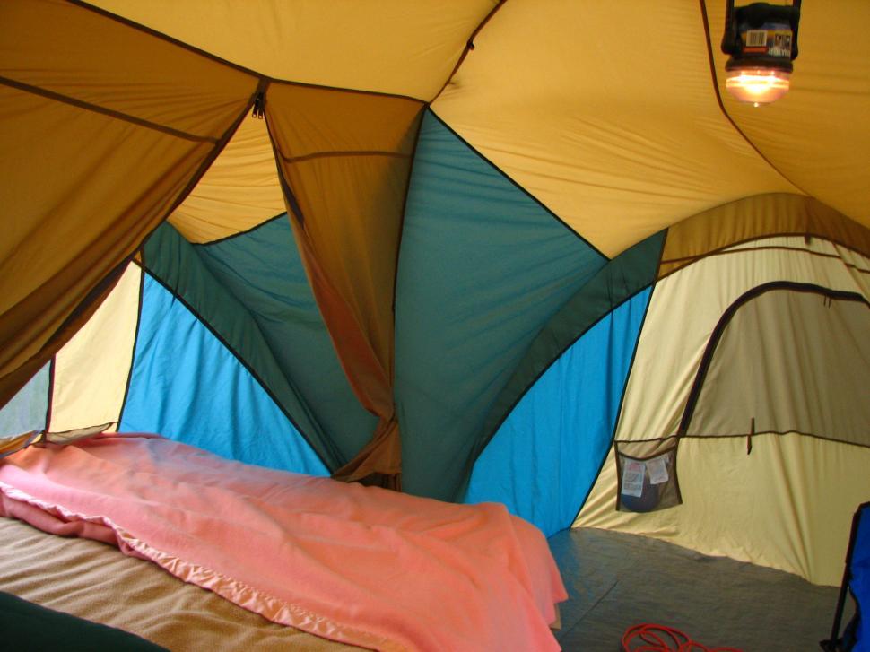 Free Image of Camping in Tent 
