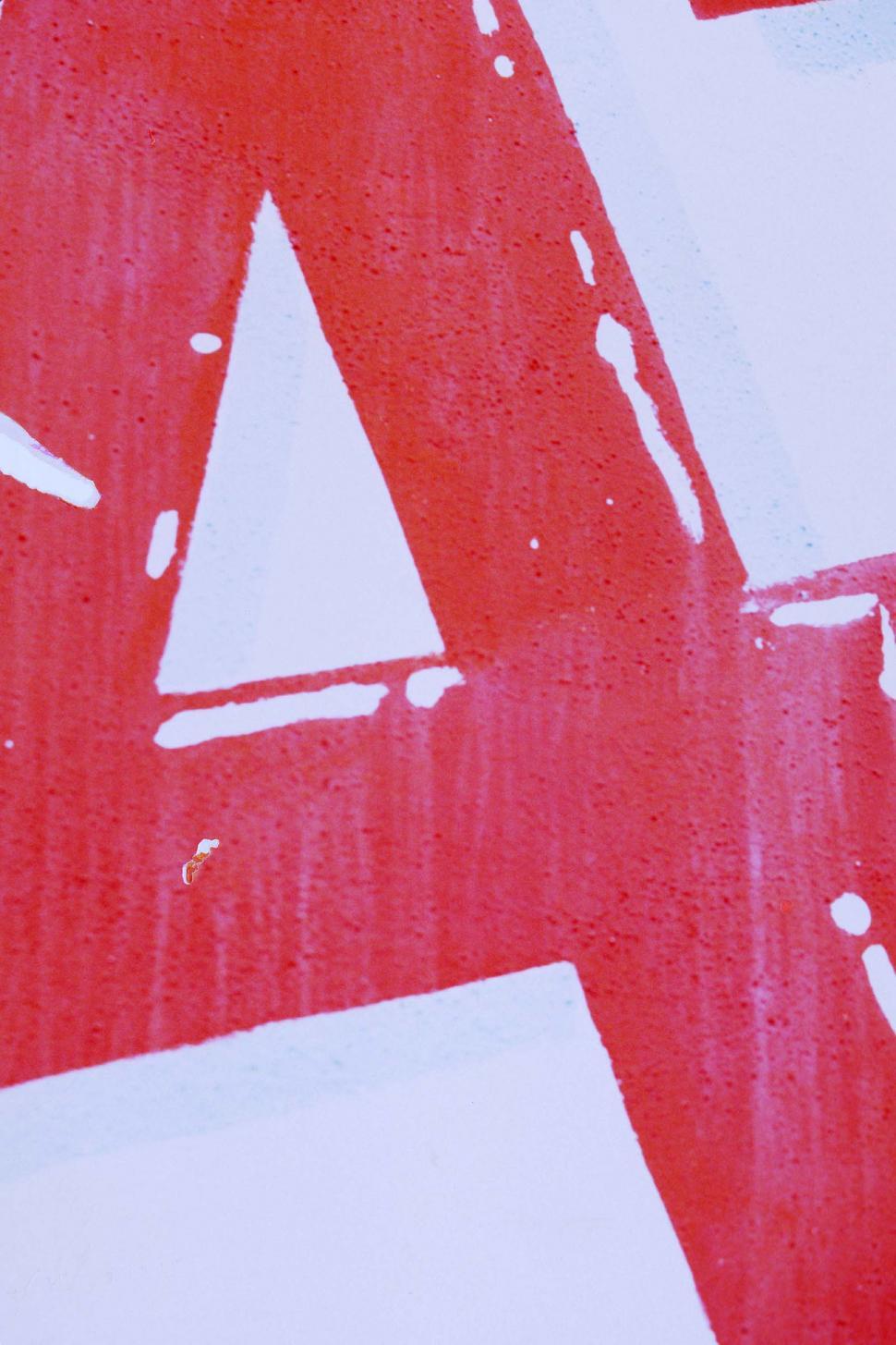 Free Image of Red and White Sign With Triangle 