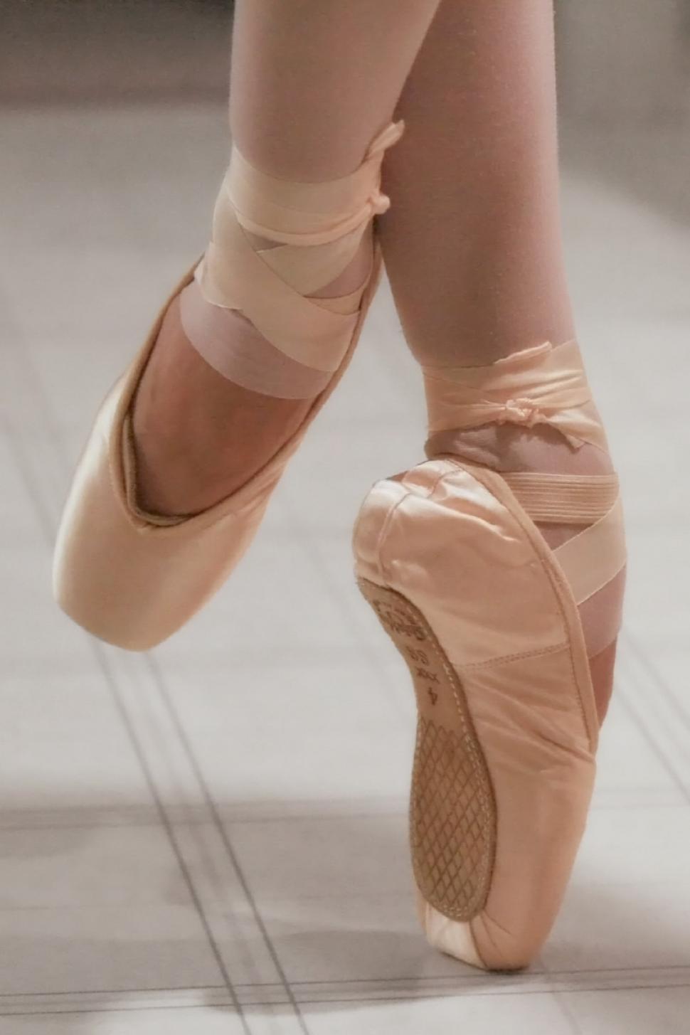 Free Image of Close Up of Persons Ballet Shoes 