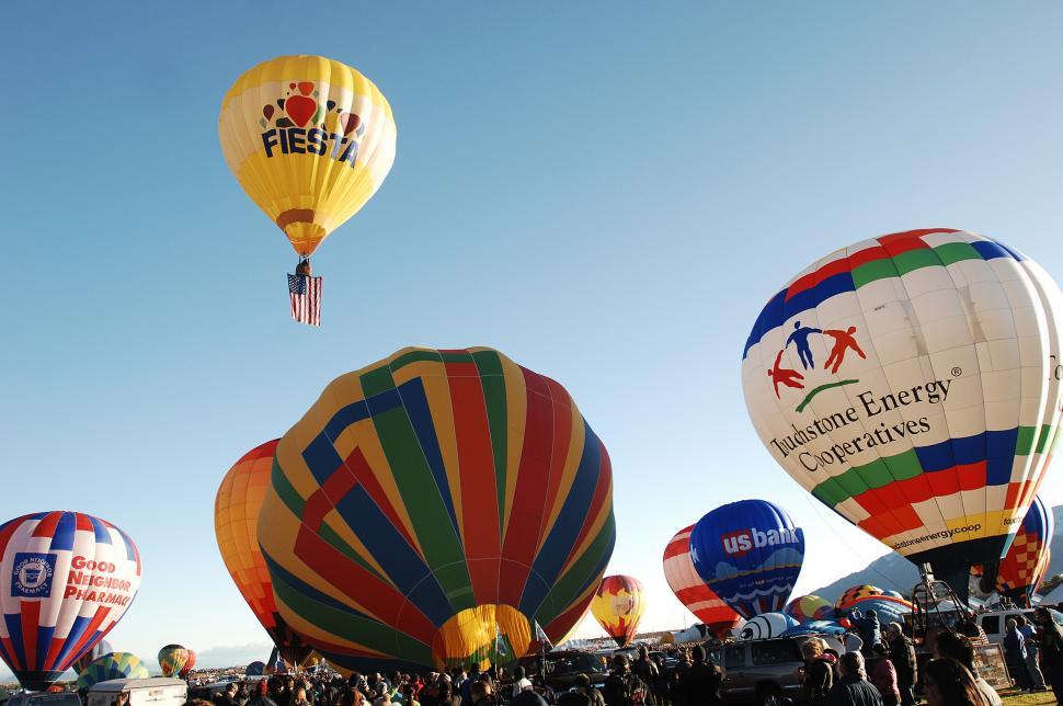 Free Image of Hot Air Balloons Flying in the Sky 
