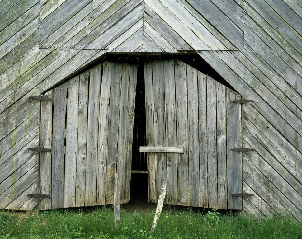 Free Image of Old Wooden Barn With Open Door 