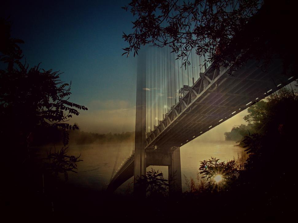 Free Image of Bridge Spanning Over a River 