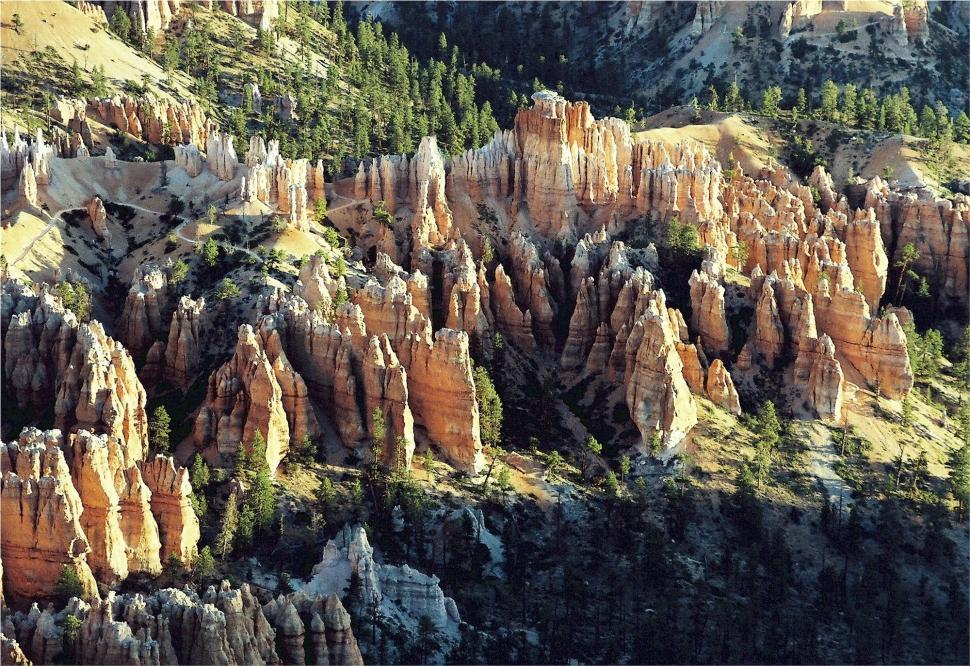 Free Image of Large Group of Rock Formations in the Mountains 