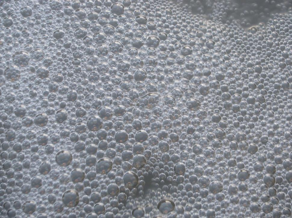 Free Image of Close Up of Water Bubbles on Surface 