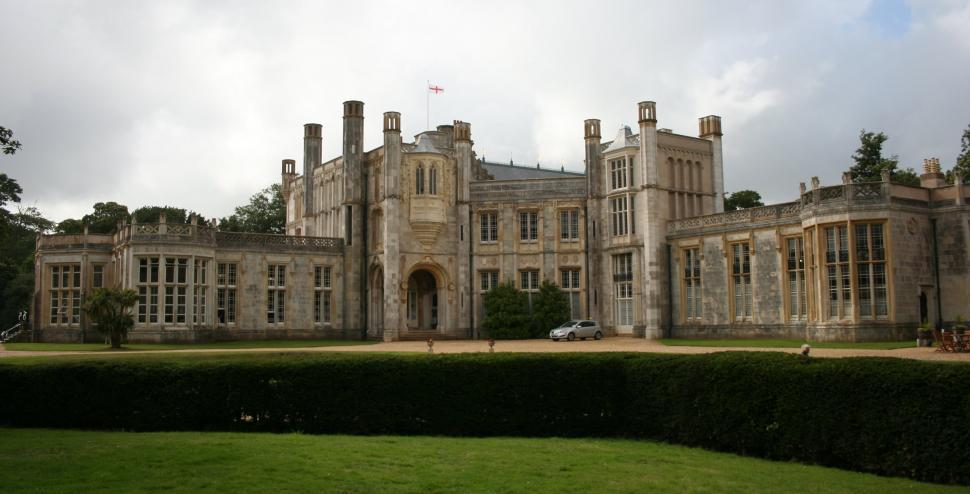 Free Image of Majestic Castle Building With Front Lawn 