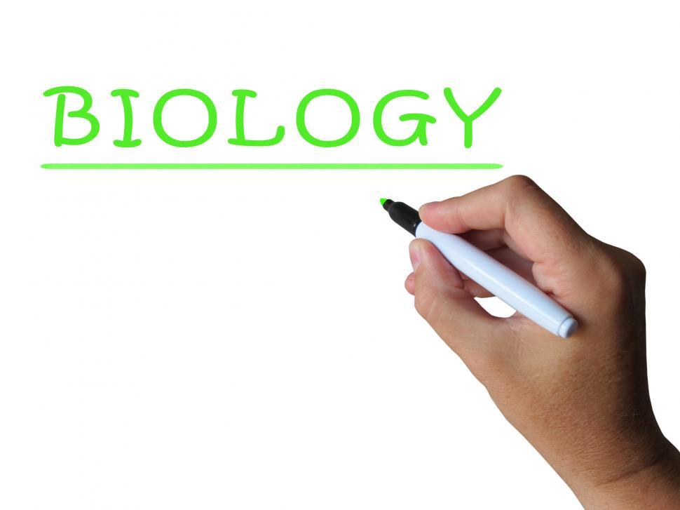 Free Image of Biology Word Shows Study Of Animals And Plants 