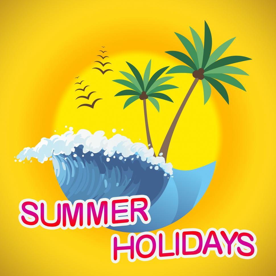 Free Image of Summer Holidays Represents Vacation Getaway And Break 