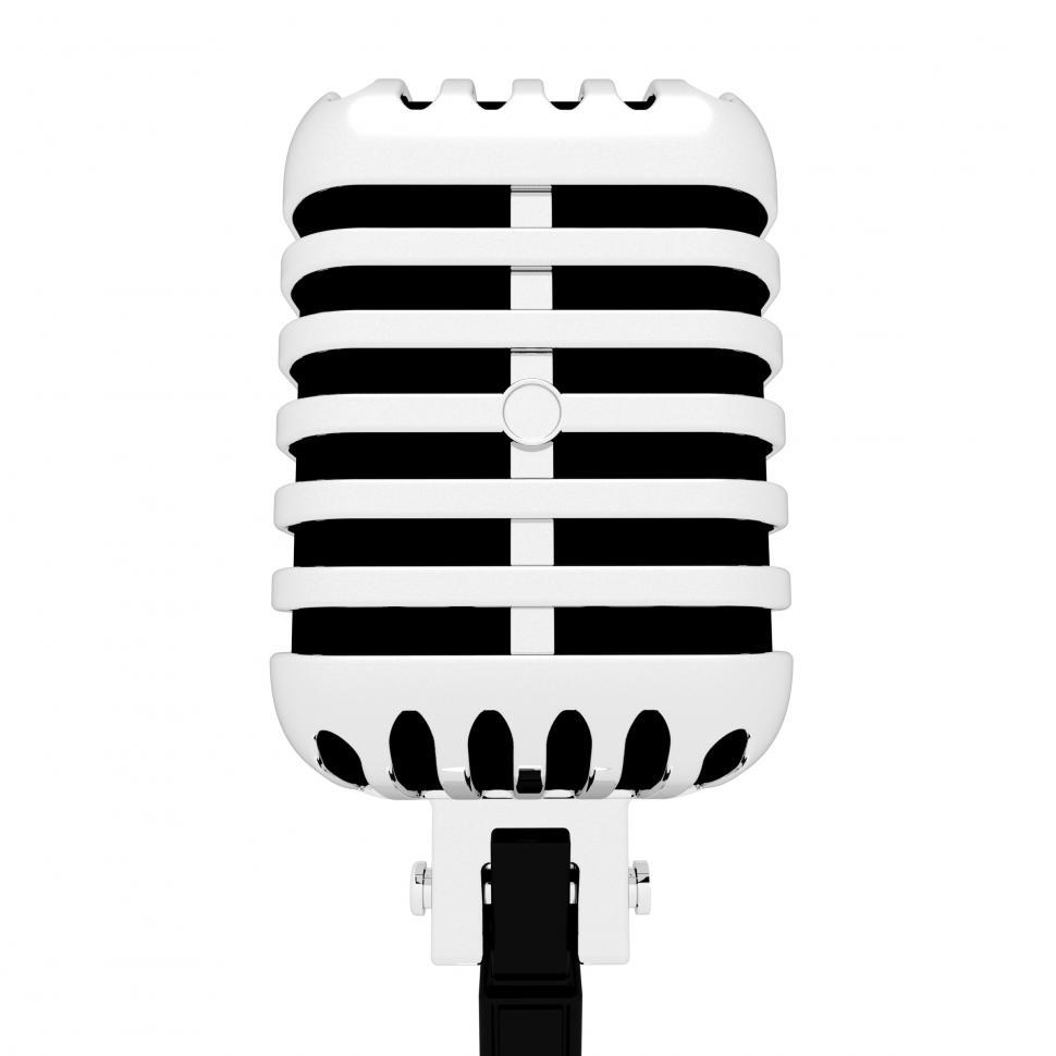 Free Image of Mic Closeup Shows Microphone Concert Entertainment Or Show  