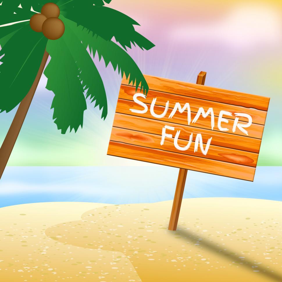 Free Image of Summer Fun Represents Go On Leave And Coasts 