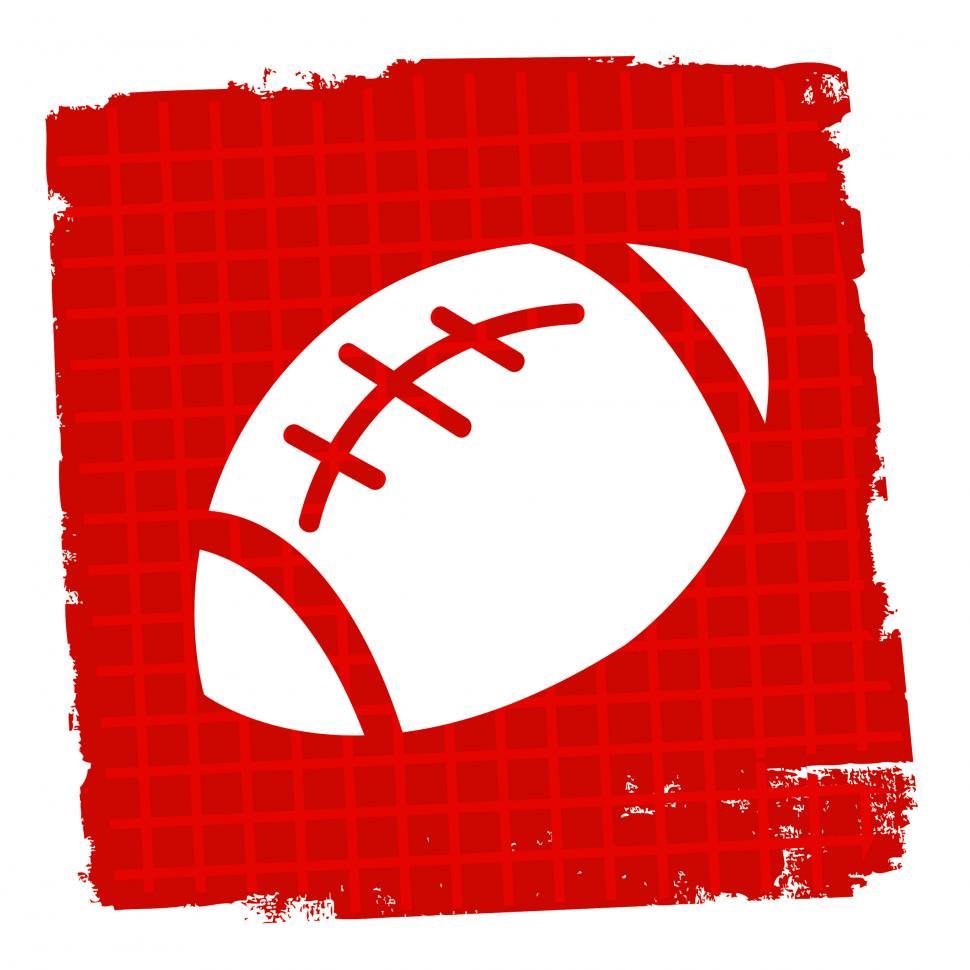 Free Image of Rugby Ball Represents League Sign And Match 