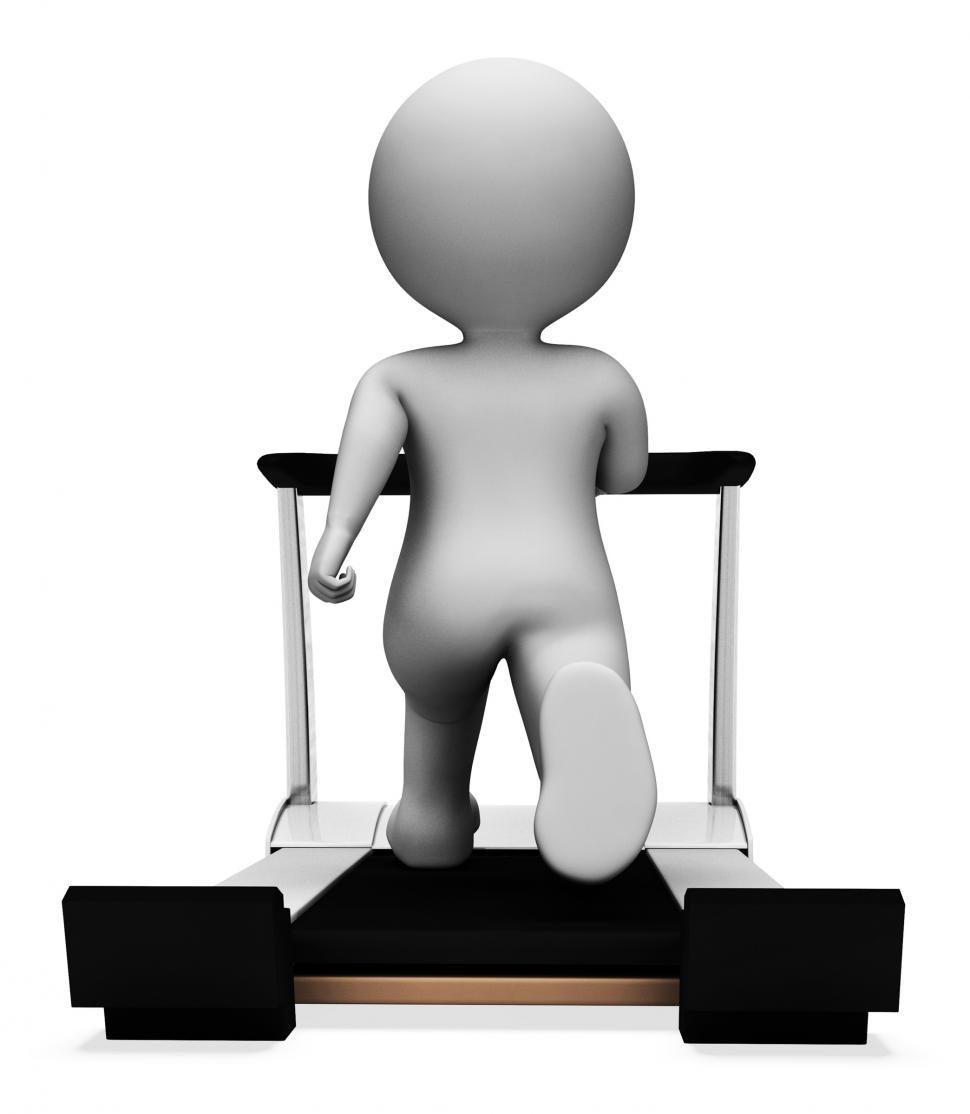 Free Image of Exercise Gym Indicates Get Fit And Exercises 3d Rendering 