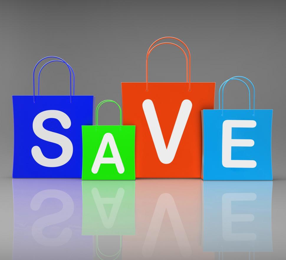 Download Free Stock Photo of Save Shopping Bags Show Promo and Buying 