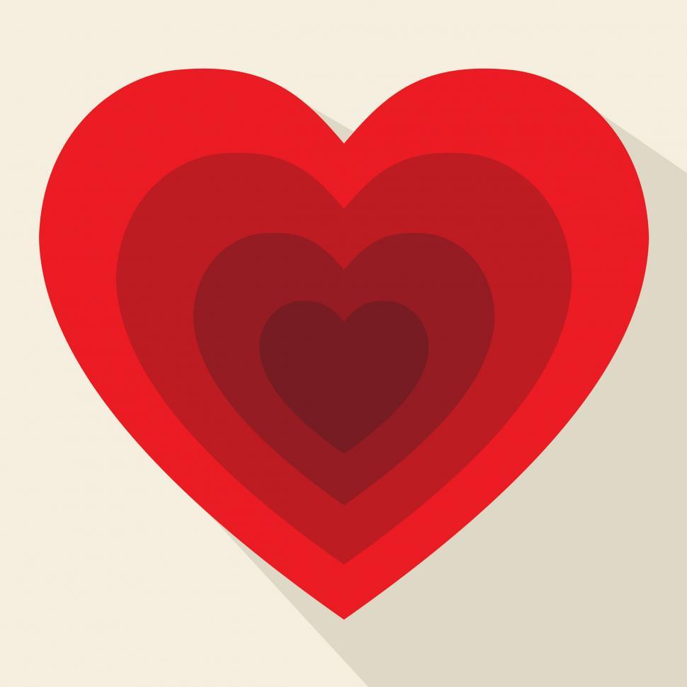 Free Image of Hearts Pattern Shows Valentines Day And Affection 