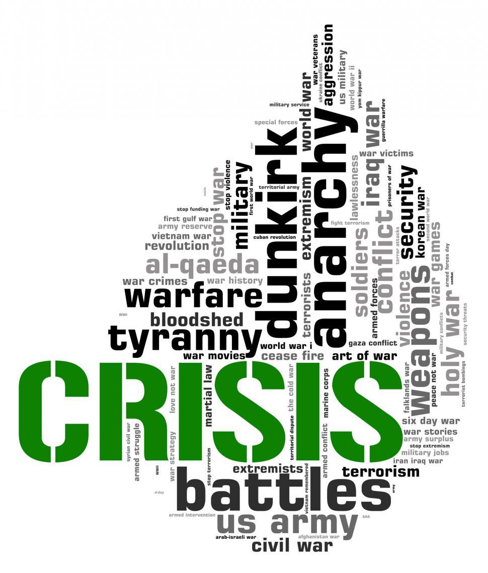 Free Image of Crisis Word Shows Hot Water And Catastrophe 