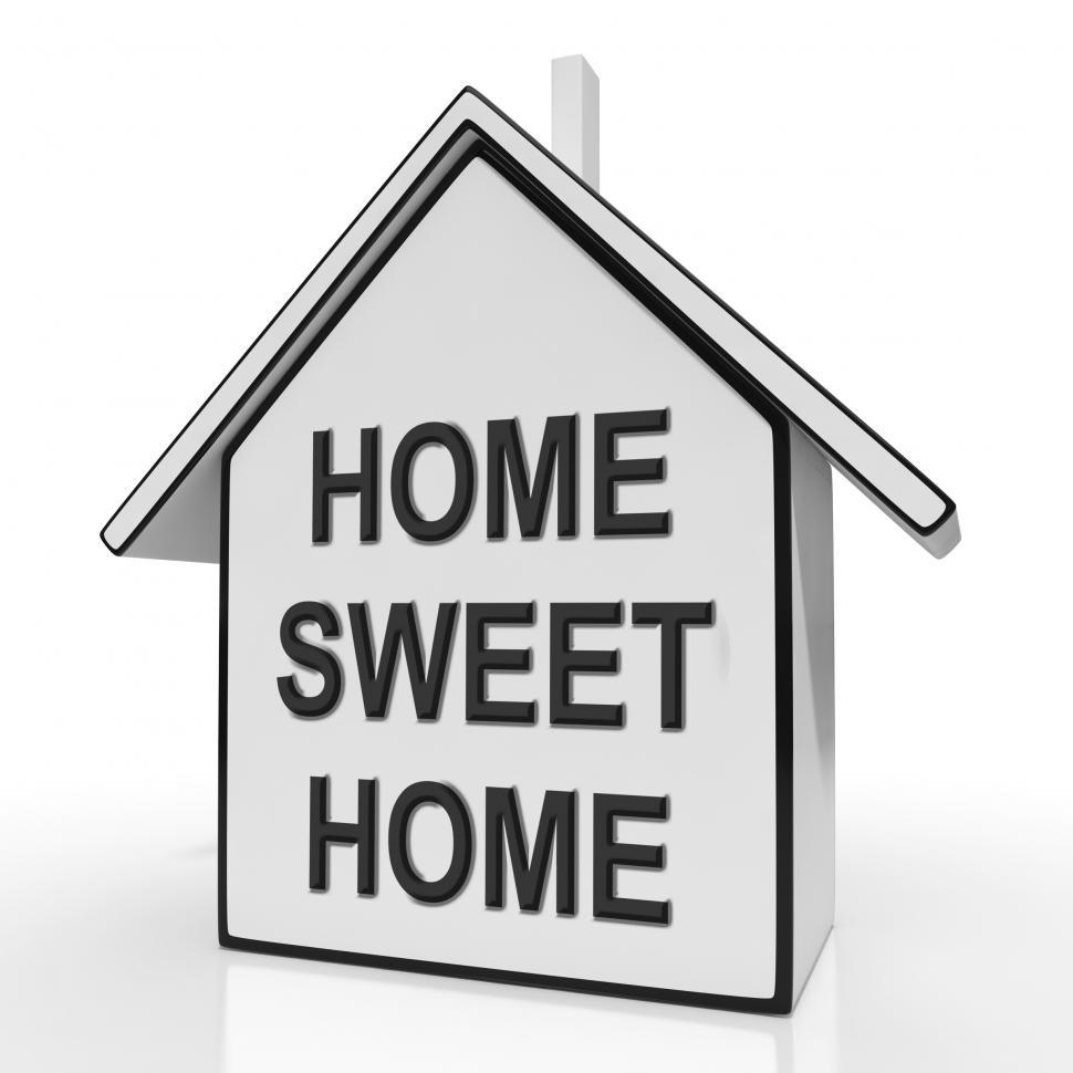 Free Image of Home Sweet Home House Means Welcoming And Comfortable 
