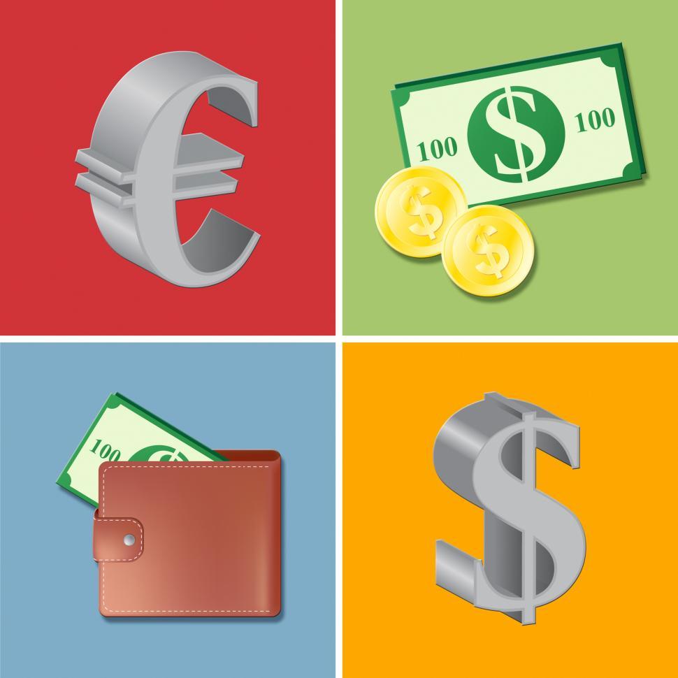 Free Image of Currency Icons Shows Forex Trading And Fx 
