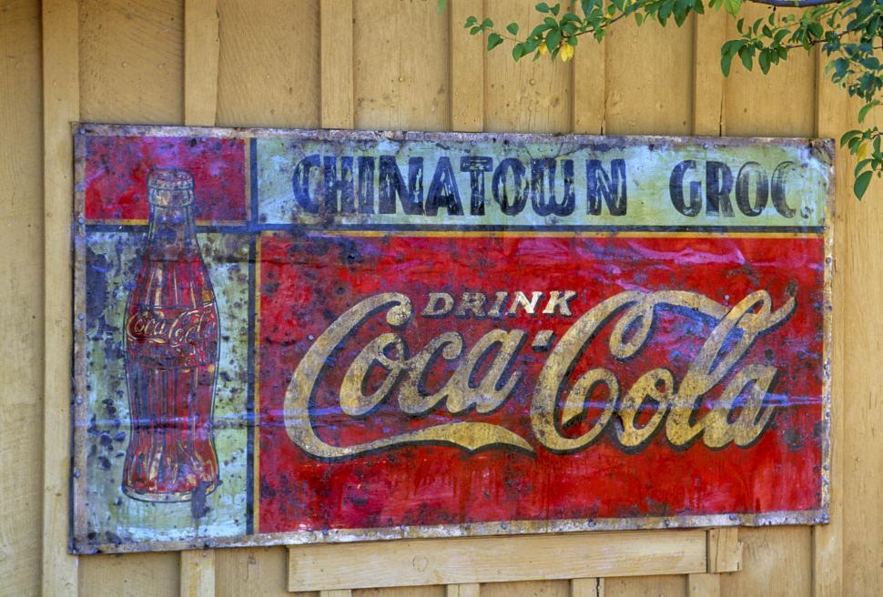 Free Image of old coke sign 