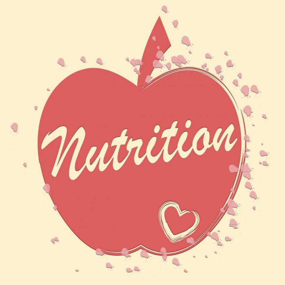 Free Image of Nutrition Apple Means Food Nourishment And Nutriment 