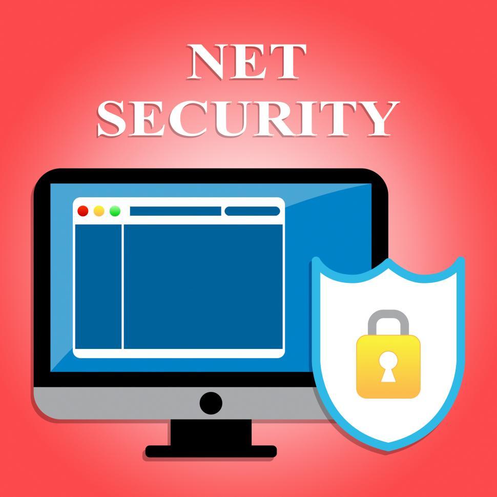 Free Image of Net Security Shows Protected Web Site And Communication 