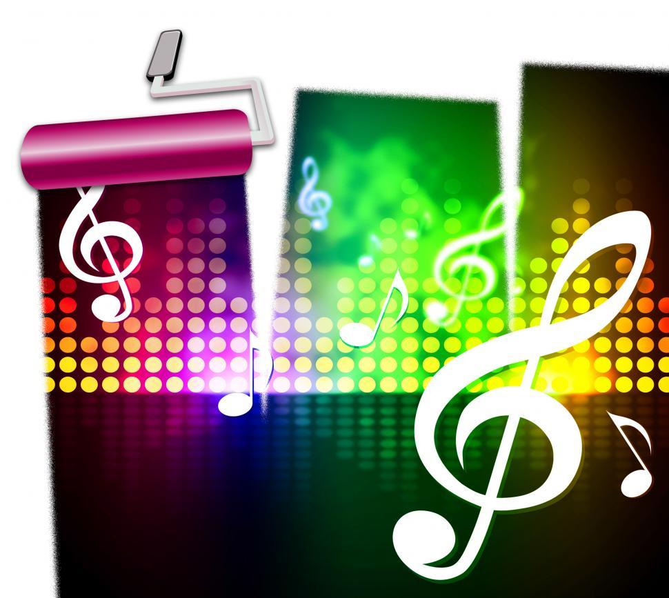 Free Image of Music Symbols Represents Singing Soundtracks And Audio 