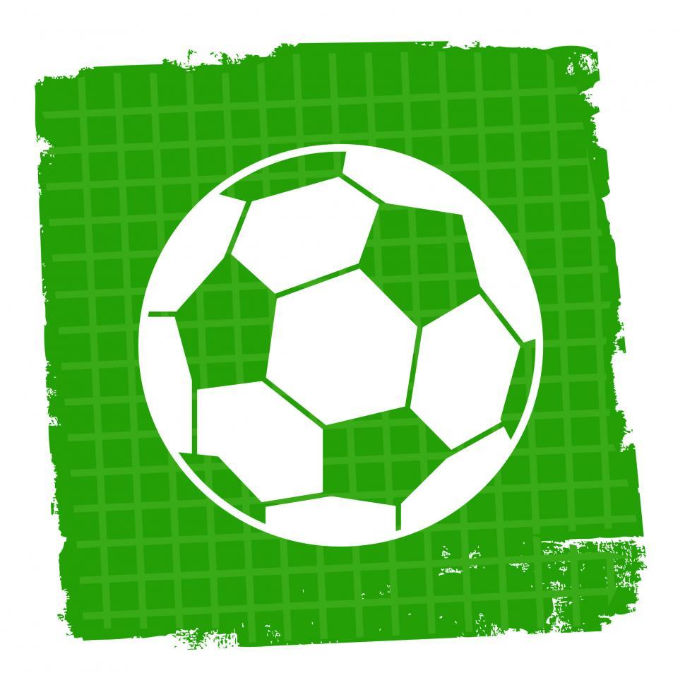 Free Image of Football Icon Means Player Soccer And Symbol 