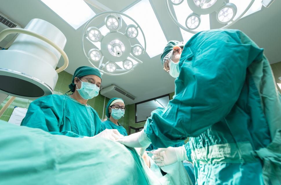 Free Image of Doctors Performing Surgery 