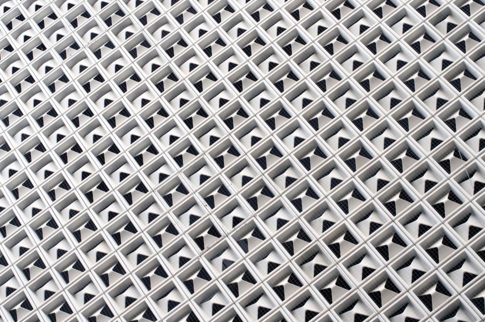 Free Image of Textured Metal Surface in Black and White 