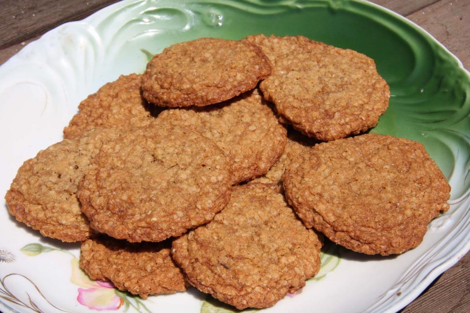 Free Image of Oatmeal cookies 