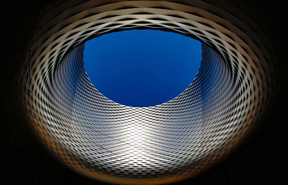 Free Image of Massive Metal Structure Under Blue Sky 