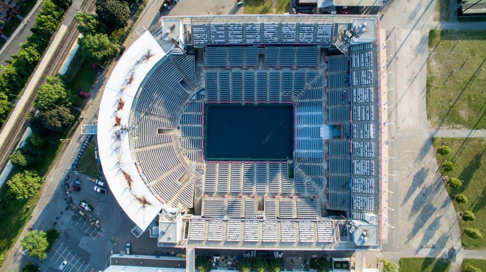 Free Image of Aerial View of an Empty Stadium 