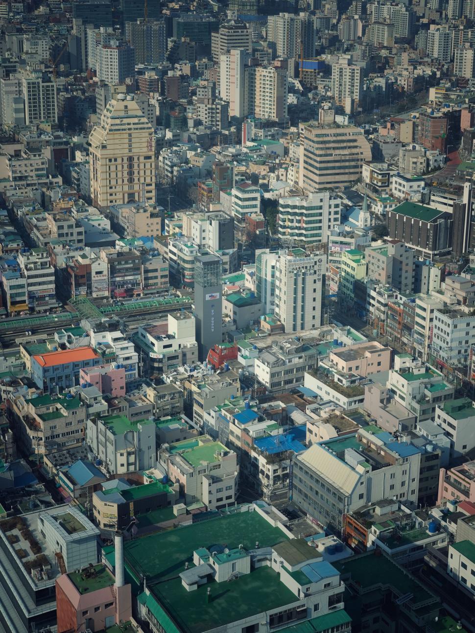 Free Image of Aerial View of City With Tall Buildings 