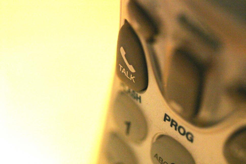 Free Image of Close Up of Remote Control With Buttons 