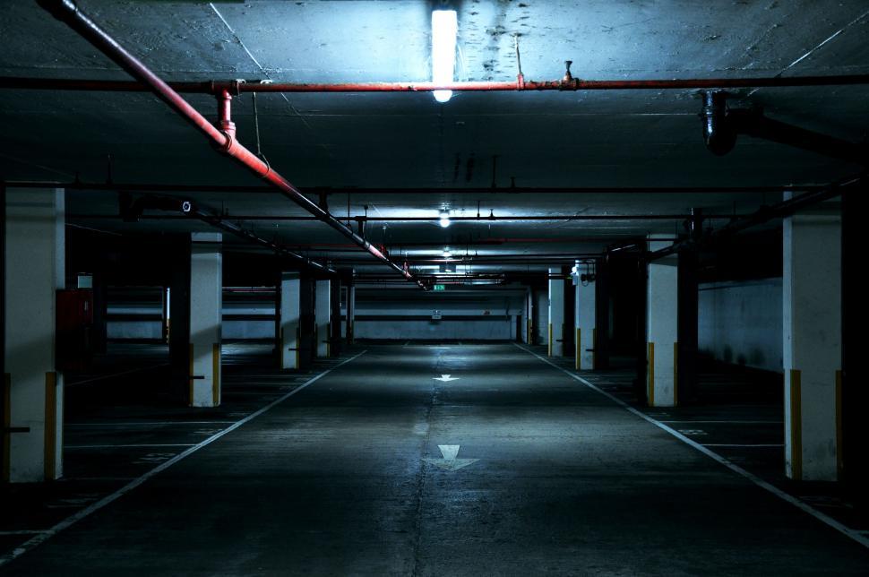 Free Image of Empty Parking Garage With No People 