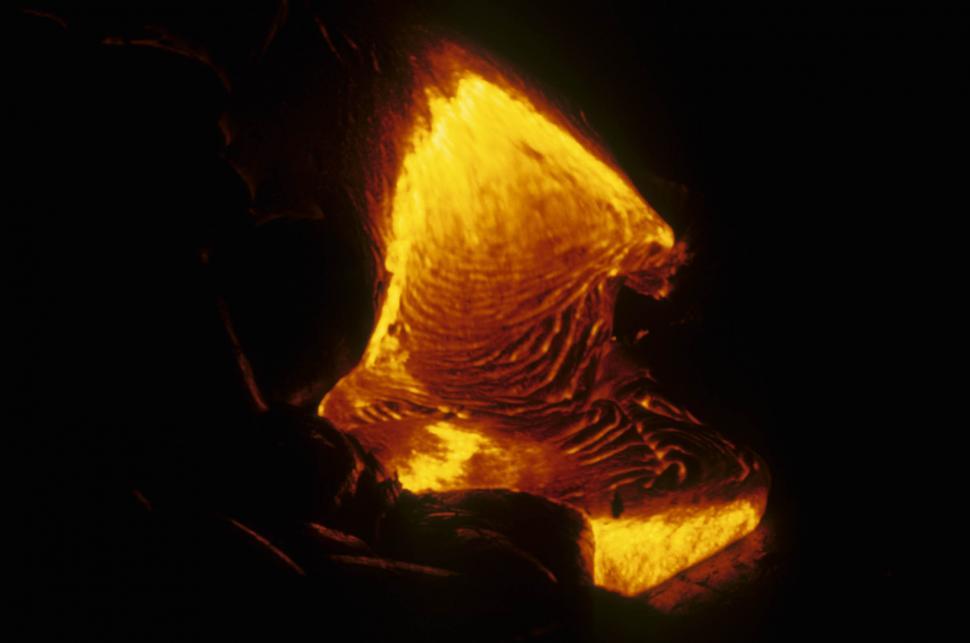 Free Image of large lava flow 