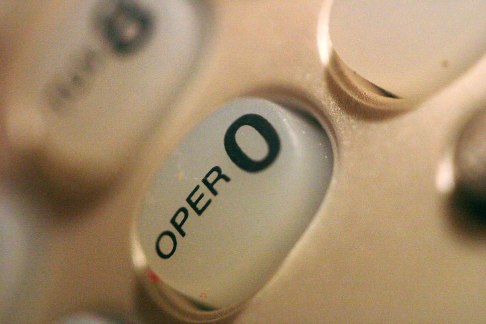 Free Image of Close Up of Open Button 