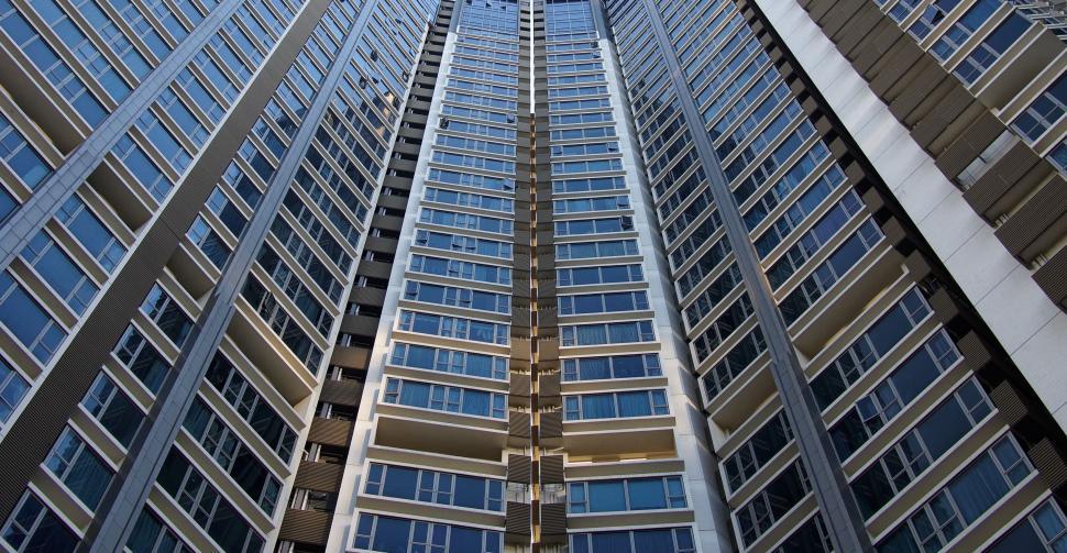 Free Image of Tall Building With Many Windows 