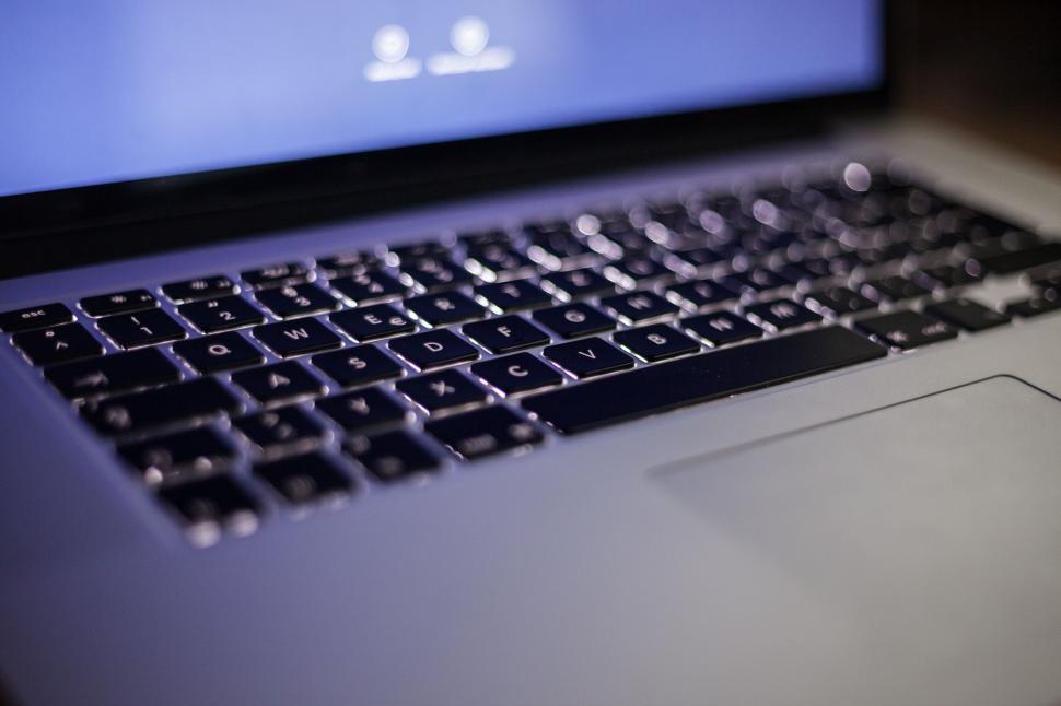 Free Image of Close Up of a Laptop Computer Keyboard 