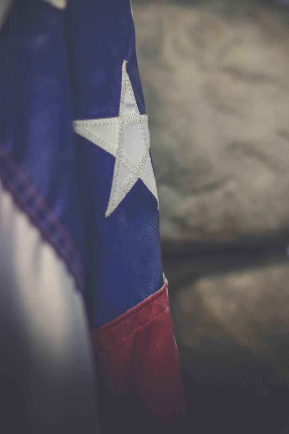 Free Image of Close Up of a Texas Flag on a Couch 