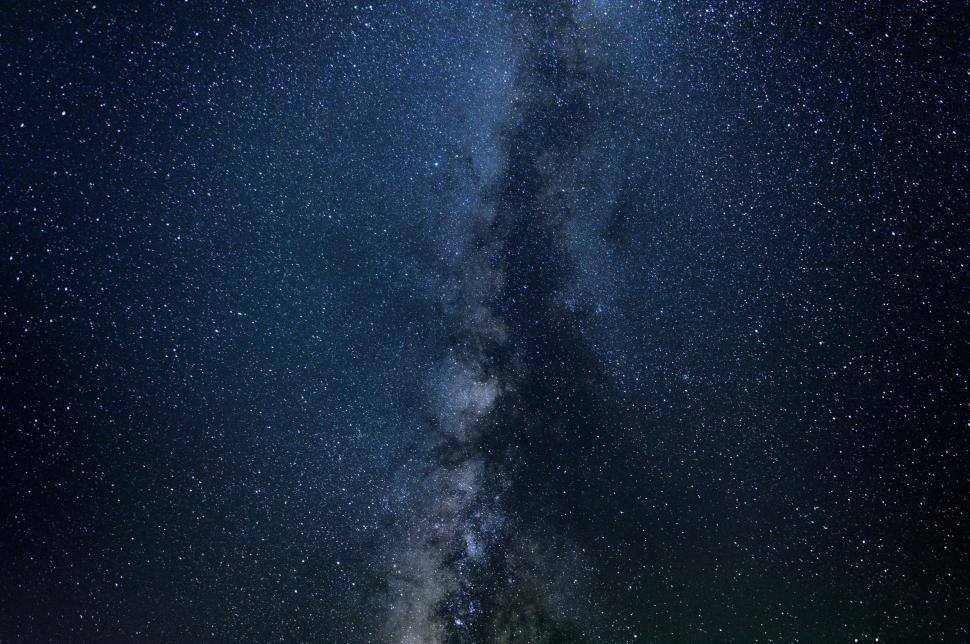 Free Image of The Night Sky With Stars and the Milky Way 